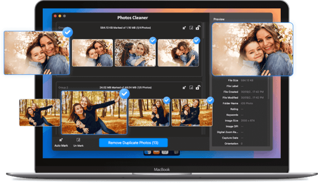 Photos Cleaner Interface